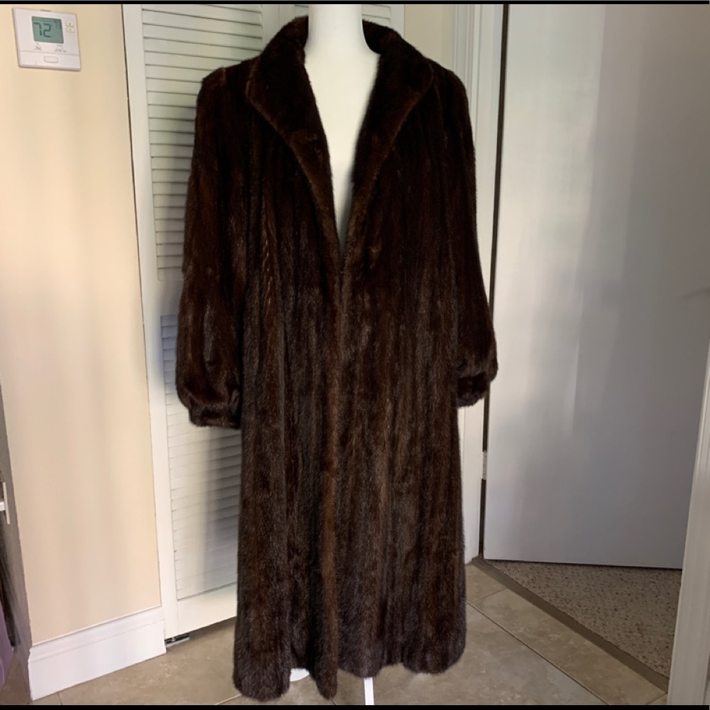 Mahogany Mink Coat Revillion Paris London New York
